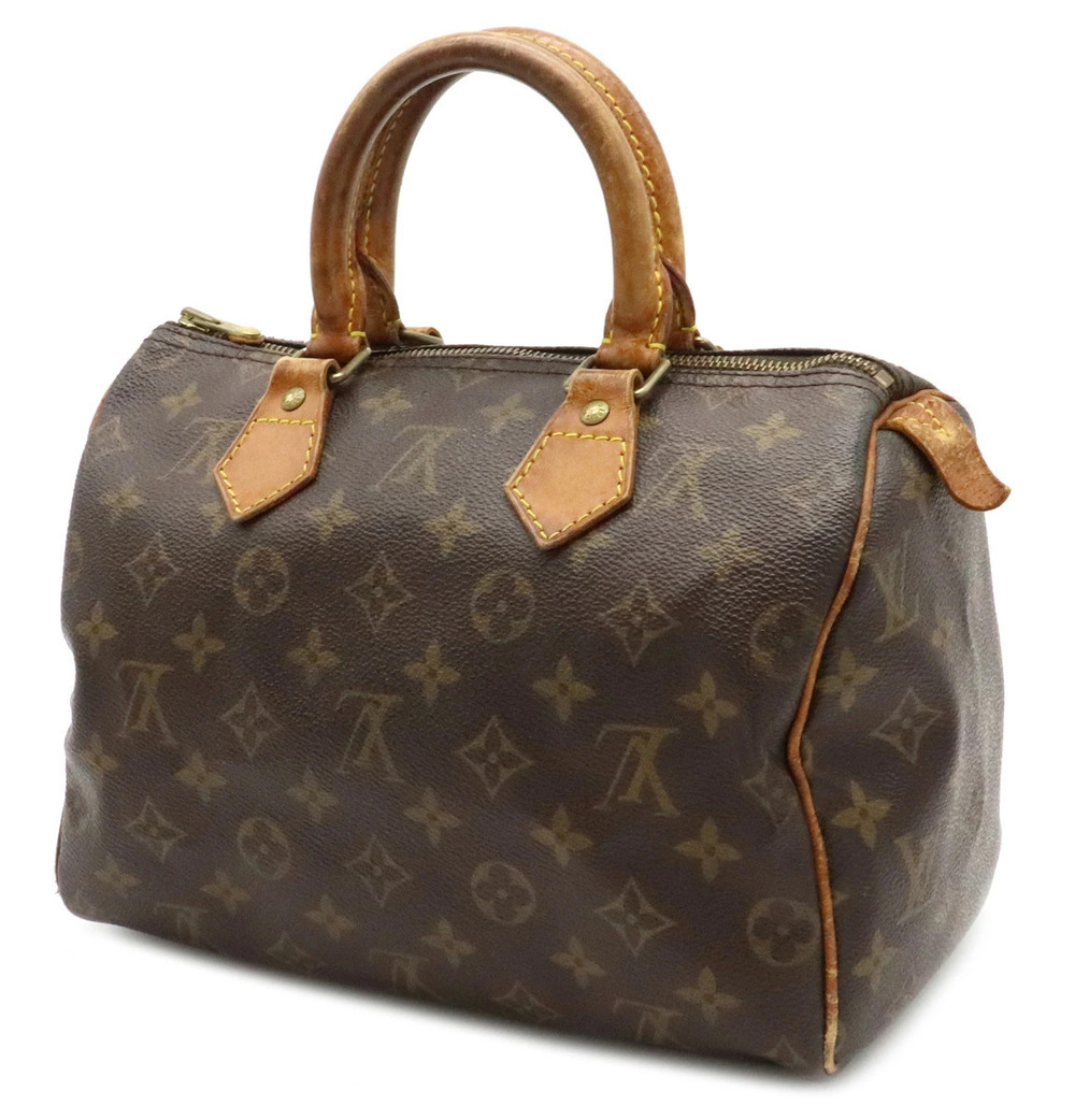 Louis Vuitton Boston Speedy Handbag Bag Monogram Brown